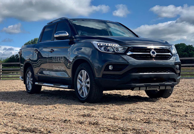 Ssangyong Musso Pickup Trucks 2020 model in Gray | Used Cars Stock ...