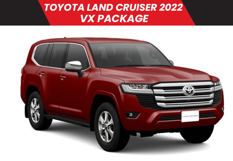 Toyota land_cruiser 2022 Red Metallic