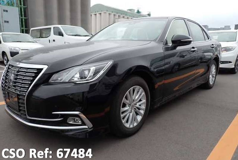 Used Toyota Crown Sedans 2017 model in Black Used Cars Stock 67484