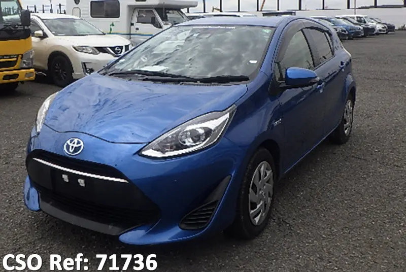 Used Toyota Aqua Hatchbacks 2018 model in Blue | Used Cars Stock