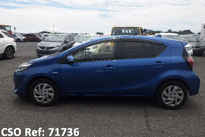 Used Toyota Aqua Hatchbacks 2018 model in Blue | Used Cars Stock