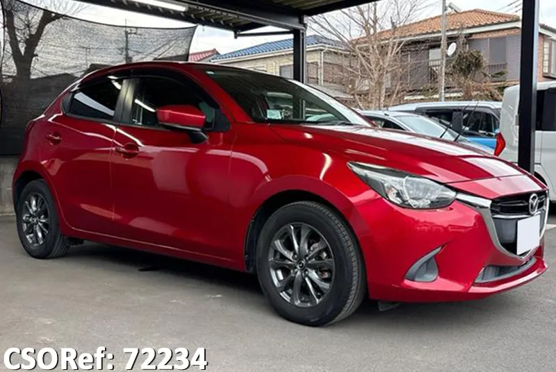Mazda demio 2017 Red Metallic